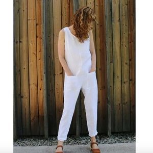 Handmade Oversized Linen Jumpsuit NWOT
